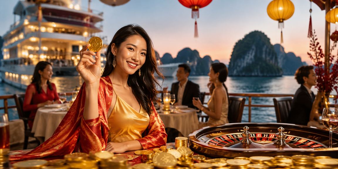 Lễ hội roulette tại Vịnh Hạ Long — trải nghiệm casino sống động