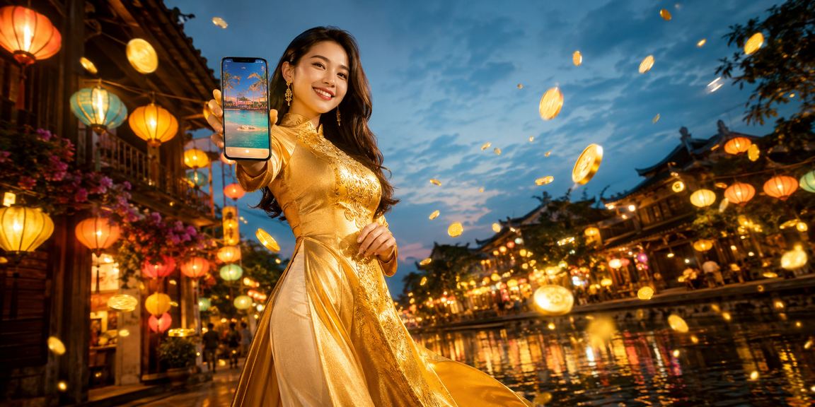 Người chơi tại Hà Nội truy cập tài khoản 5411 trên điện thoại di động