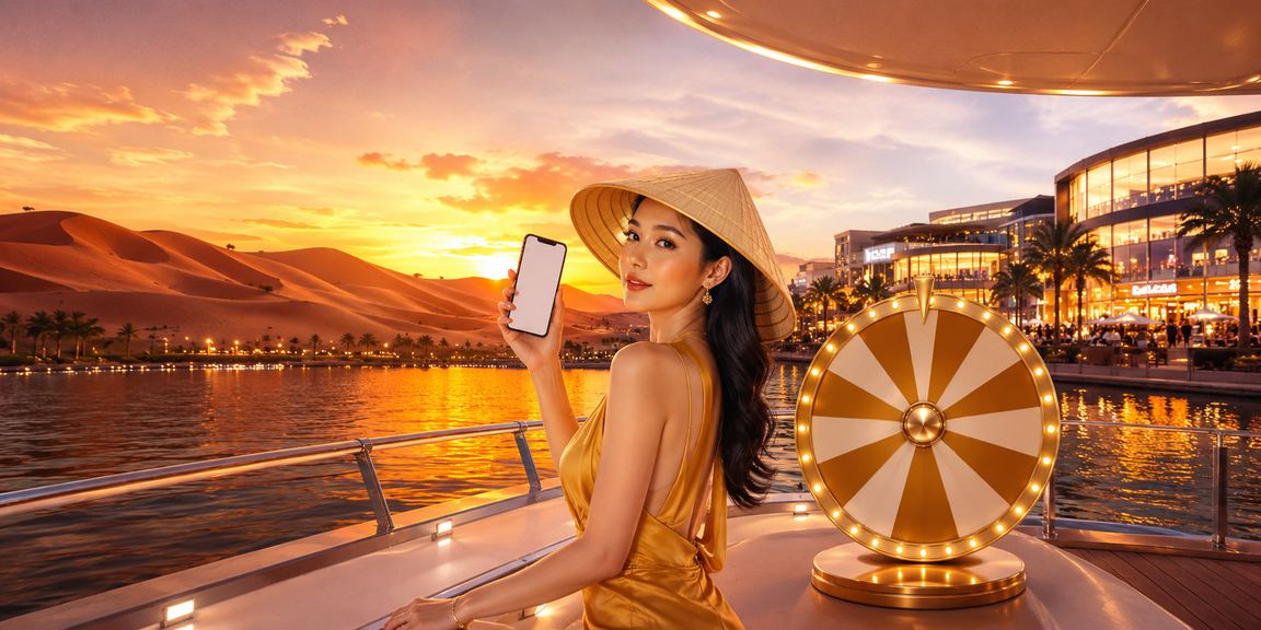 Giao diện trang rút thăm may mắn phong cách Mũi Né trên 5411